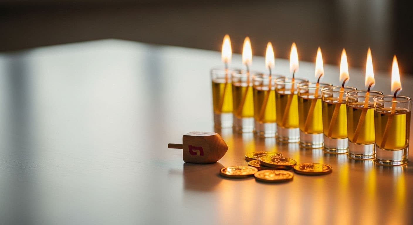 Channukah on the Moon